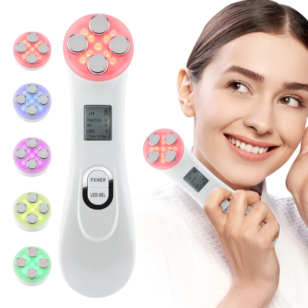 Skinstrument - 5 in 1 RF EMS LED Light Therapy For Facial Acne & Skin Tightening - Image 7