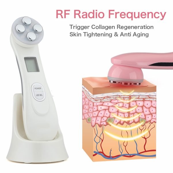 Skinstrument - 5 in 1 RF EMS LED Light Therapy For Facial Acne & Skin Tightening - Image 2