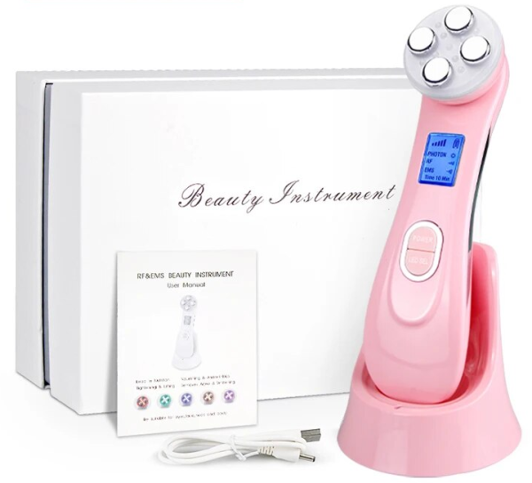 Skinstrument - 5 in 1 RF EMS LED Light Therapy For Facial Acne & Skin Tightening - Image 5